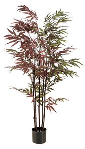 Τεχνητό Δέντρο Bamboo 130εκ. Emerald Green/Burgundy 435052