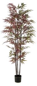 Τεχνητό Δέντρο Bamboo 180εκ. Emerald Green/Burgundy 435053