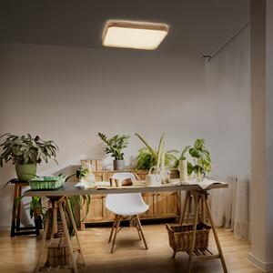 OSRAM Φωτιστικό οροφής LED ORBIS ALICIA, 29 x εκ., ξύλινο, clickdim, ρυθμιζόμενος, Ξύλου, Σαλόνι / τραπεζαρία, Μέταλλο, σύγχρονο