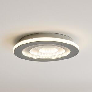 OSRAM Φωτιστικό οροφής LED ORBIS SPIRAL CENTRAL LIGHT, διάμετρος 40 εκ., γκρι, ρυθμιζόμενος, Γκρι, Σαλόνι / τραπεζαρία, Μέταλλο, σύγχρονο