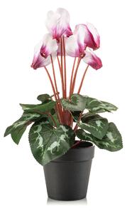 Τεχνητό Λουλούδι Σε Γλάστρα 30εκ. Emerald Cyclamen White 433387