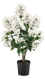 Τεχνητό Λουλούδι Σε Γλάστρα 65εκ. Emerald Syringa White UV 436184