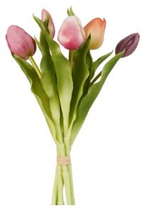Τεχνητό Μπουκέτο Λουλουδιών 30εκ. Emerald Tulip Purple 436276