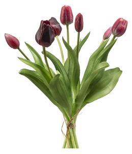 Τεχνητό Μπουκέτο Λουλουδιών 40εκ. Emerald Tulip Red 436198