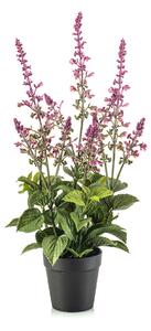 Τεχνητό Φυτό Σε Γλάστρα 45εκ. Emerald Salvia Mauve 434194