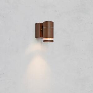 Markslöjd Εξωτερικός φωτισμός τοίχου LED Luno, καφέ, 1 φως, IP65, ρυθμιζόμενος., ρυθμιζόμενος, Καφέ / Σκουριάς, Αλουμίνιο, Σκανδιναβικό