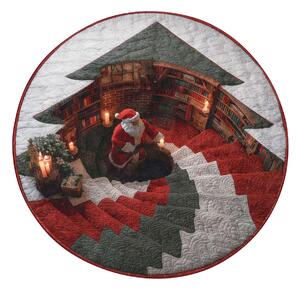 Χριστουγεννιάτικο Στρογγυλό Χαλί (Φ130) Pol Rugs & Mats Christmas
