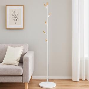 Καλόγερος Ρούχων (Φ40x175.5) F-V Coat Hanger 6 Hooks White 138934B