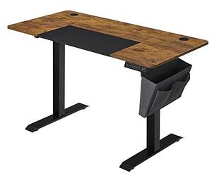 Ρυθμιζόμενο γραφείο Songmics, Αντικέ-Μαύρο, 140x60x72-120 cm
