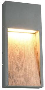 Φωτιστικό Τοίχου - Απλίκα Salmon 246960135 16x33cm Led 1200lm 11W 3000K Anthracite-Natural Trio Lighting