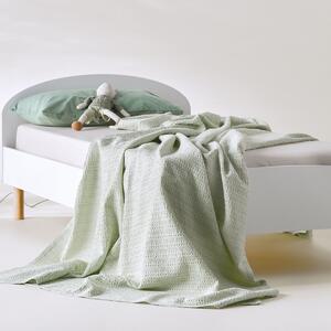 Κουβέρτα Πικέ Αγκαλιάς (70x100) Kentia Loft Emery 10 Mint