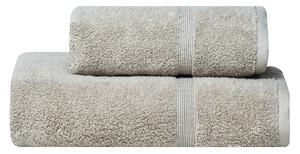 Πετσέτα Προσώπου (50x90) Kentia Stylish Blaise 500gsm Γκρι,Μπεζ