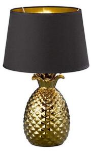 Επιτραπέζιο Φωτιστικό Pineapple χρυσό ή ασημί Φ28 Trio Lighting R50431079 Μαύρο-Χρυσό