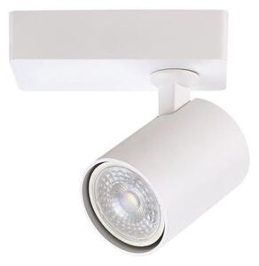 Σποτ Τοίχου Κύλινδρος IP20 7W 1XGU10 Φ6 Αλουμινίου Eurolamp 145-25019 Λευκό