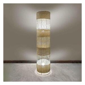 Επιδαπέδιο Φωτιστικό E27 Rattan Φυσικό 124-01246-10 Luma Lighting 124-01246-10 Μπεζ