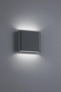 Απλίκα Φωτιστικό Τοίχου 2xLED 2,5W ΙΡ54 Up Down 11cm Thames II Trio Lighting 227560242 Ανθρακί