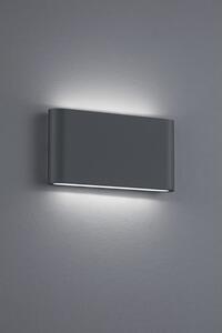 Απλίκα Φωτιστικό Τοίχου 2xLED 4,5W ΙΡ54 Up Down 17cm Thames II Trio Lighting 227660242 Ανθρακί