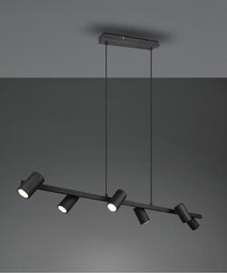 Κρεμαστό Φωτιστικό Οροφής 6xGU10 Έξι Σποτ Marley Trio Lighting 302400632 Μαύρο