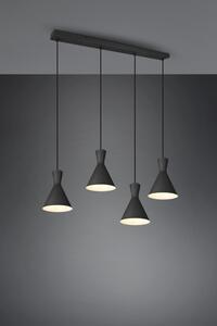 Κρεμαστό Φωτιστικό Οροφής 4xΕ27 Μαύρο Enzo R30784032 Trio Lighting R30784032 Μαύρο