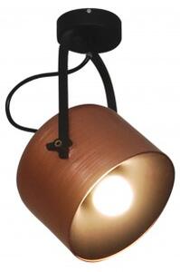 Πλαφονιέρα Φωτιστικό Οροφής 1xE27 Φ27cm Archie Homelighting 77-4231 Μαύρο