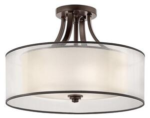 Πλαφονιέρα Φωτιστικό Οροφής 4xE27 60W IP20 Lacey Elstead Lighting KL-LACEY-SFM-MB Μπρονζέ