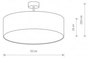 Πλαφονιέρα Φωτιστικό Οροφής 3xE27 25W IP20 Violet Nowodvorski 7958 Λευκό