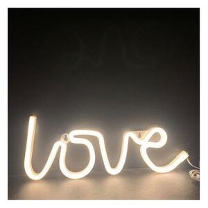 Φωτιστικό Επιτραπέζιο-Επιτοίχιο LOVE 118 NEON LED Μπαταρίας ACA X041181322 Κίτρινο