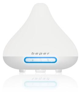 Διαχυτής αρώματος Beper 70.402, 15.6 W, 140 ml, 2 επίπεδα, φως LED, 7 χρώματα, λευκό