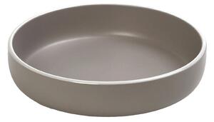 Πιάτο Βαθύ Stoneware Γκρι Mood Nordic Step ESPIEL 20,3x20,3x5εκ. ATA123K6