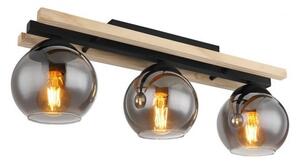 Πλαφονιέρα Φωτιστικό Οροφής 3xΕ27 Conni 15569-3D Globo Lighting 15569-3D Μαύρο