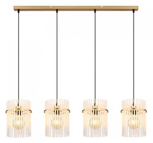 Κρεμαστό Φωτιστικό Οροφής 4xE27 Gorley Globo Lighting 15698-4HM Χρυσό