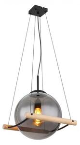 Κρεμαστό Φωτιστικό Οροφής E27 15W Μαύρο Leona 15883H Globo Lighting 15883H Μαύρο