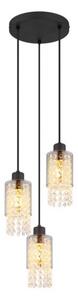 Κρεμαστό Φωτιστικό Οροφής 3xE27 Μαύρο Backey 15799-3H Globo Lighting 15799-3H Μαύρο