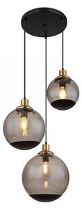 Κρεμαστό Φωτιστικό Οροφής 3xE27 Μαύρο Potter 15860-3H Globo Lighting 15860-3H Μαύρο