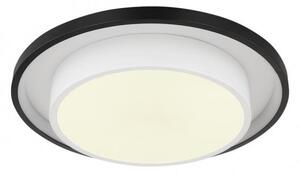 Πλαφονιέρα Φωτιστικό Οροφής LED RGB 21W/3W Μαύρο Morgan 41390-21 Globo Lighting 41390-21 Μαύρο