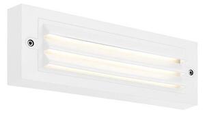 Απλίκα Φωτιστικό Τοίχου LED 6W 3CCT IP65 Περσίδες Senario Pro Eurolamp 145-52108 Λευκό