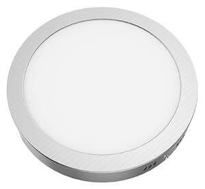 Πάνελ LED SLIM 18W 3000K 1650Lm Φ20,5 Ασημί Αλουμίνιο ARCA1830RNM Aca ARCA1830RNM Ασημί