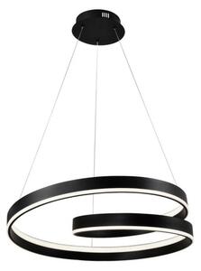 Κρεμαστό Φωτιστικό Οροφής LED 59W 3000K 120x60 Capri Viokef 4291300 Μαύρο