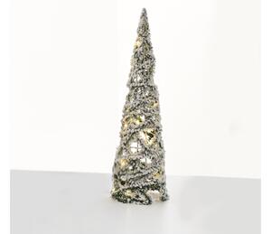 Λαμπάκια Green Pine Needle Cone Tree 30 Mini WW LED Μπαταρίας 3ΧΑΑ IP20 Φ15x60cm X113011312 ACA X113011312 Πράσινο