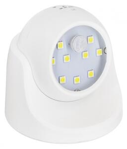 Φωτιστικό Μπαταρίας Κάμερα Λευκό LED SMD 3W-PIR Αισθητήρα Κίνησης Ψυχρό 6000K 79000 Globostar 79000 Λευκό