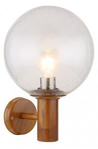 Απλίκα Φωτιστικό Τοίχου 1xΕ27 Καφέ ΙP44 Ossy 31860W Globo Lighting 31860W Καφέ