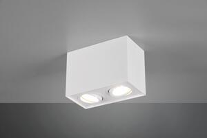 Πλαφονιέρα Φωτιστικό Οροφής 2xGU10 35W IP20 Biscuit 613000231 Trio Lighting 613000231 Λευκό