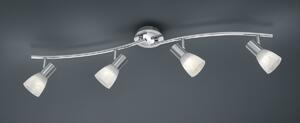 Φωτιστικό Οροφής 4xE14 4,9W IP20 Levisto Trio Lighting 871010407 Νίκελ Ματ