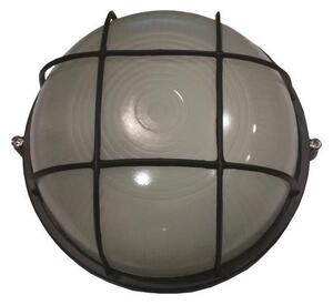 Πλαφονιέρα οροφής αλουμινίου Φ180mm Ferrara Eurolamp 147-55006 Μαύρο