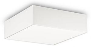 Πλαφονιέρα Φωτιστικό Οροφής Ritz λευκό PVC Ideal Lux 152899 Λευκό