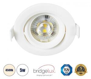 Χωνευτό LED Κινούμενο Spot Downlight 60183 GloboStar 60183 Λευκό