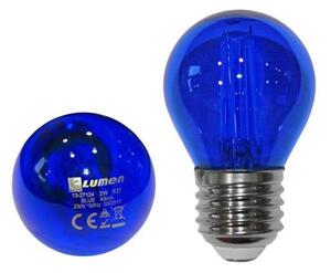 Λαμπτήρας LED E27 COG 2W Σφαιρική Lumen Adeleq 13-27124 Μπλε