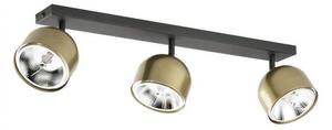 Σποτ Φωτιστικό Οροφής ALTEA τρίφωτο TK Lighting 3426 Μαύρο-Χρυσό