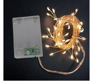 Χριστουγεννιάτικα Λαμπάκια 50 MICRO LED Μπαταρίας Lumen 30-05000 Κίτρινο