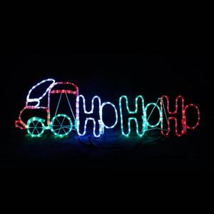 Χριστουγεννιάτικο Τρενάκι TRAIN HO HO HO LED IP44 130X40CM X082043216 ACA X082043216 Πολύχρωμο